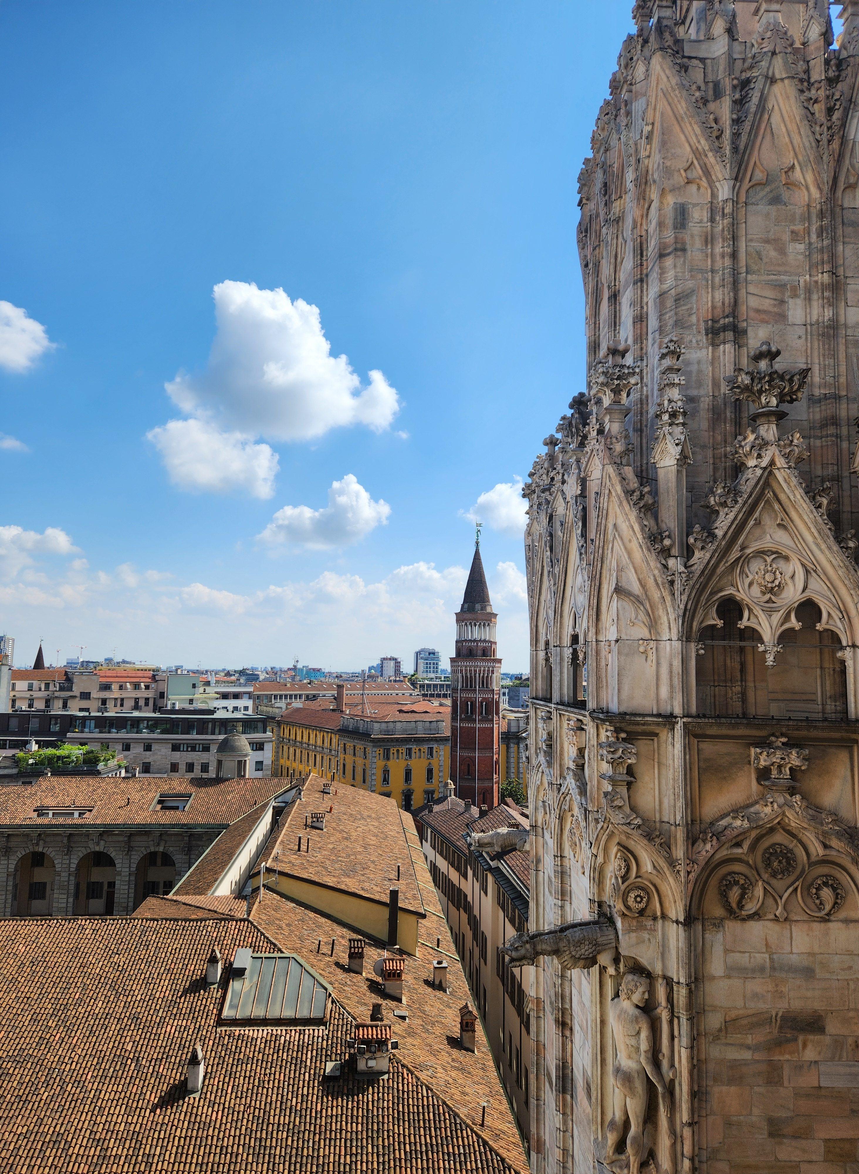 Duomo di Milano terraces view