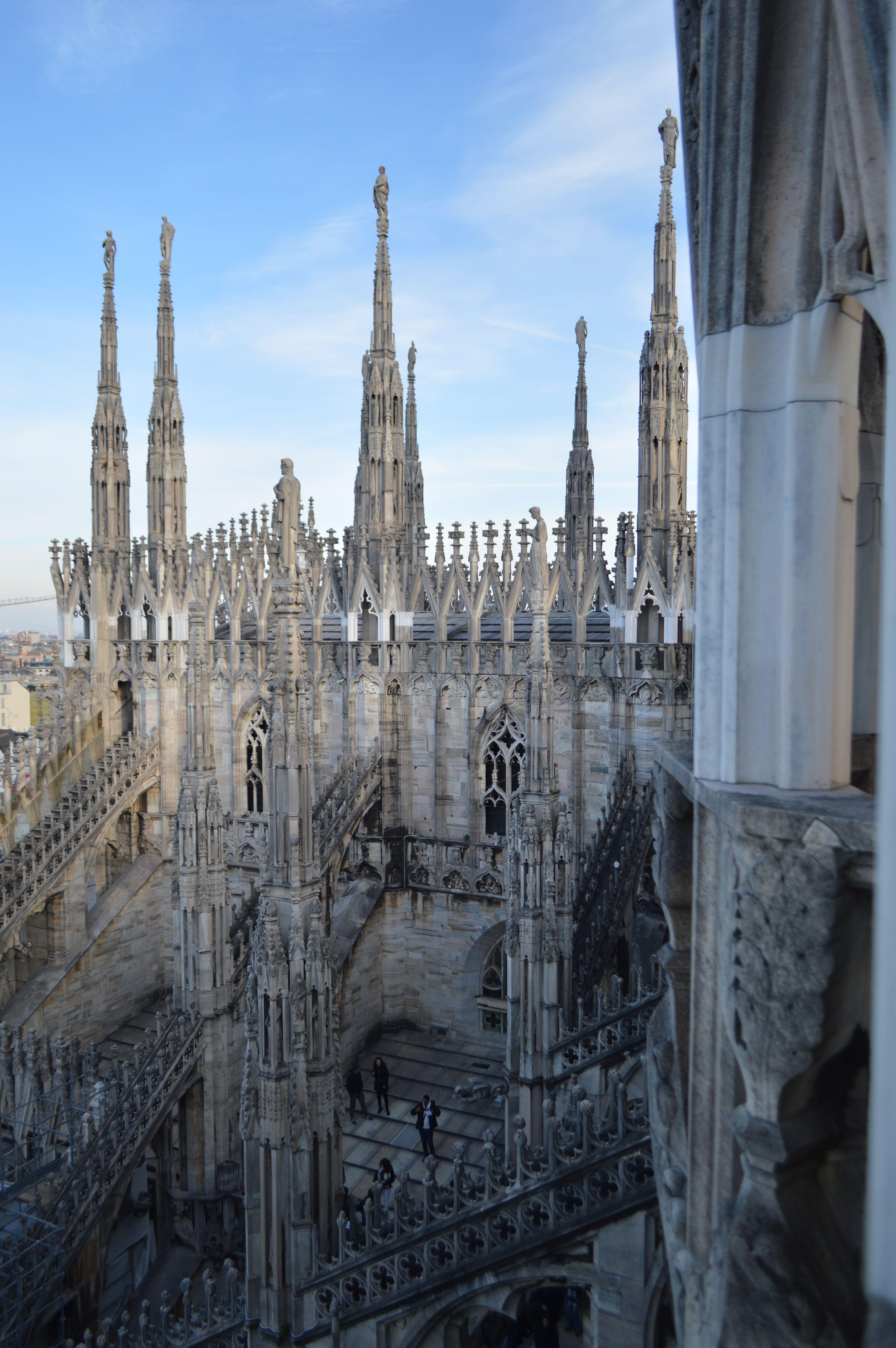 Duomo di Milano terraces view